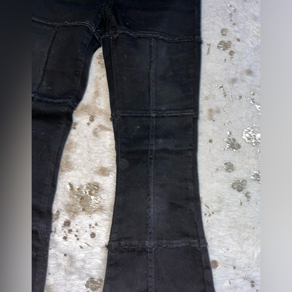Women’s Black Flare Jeans - Picture 2 of 4